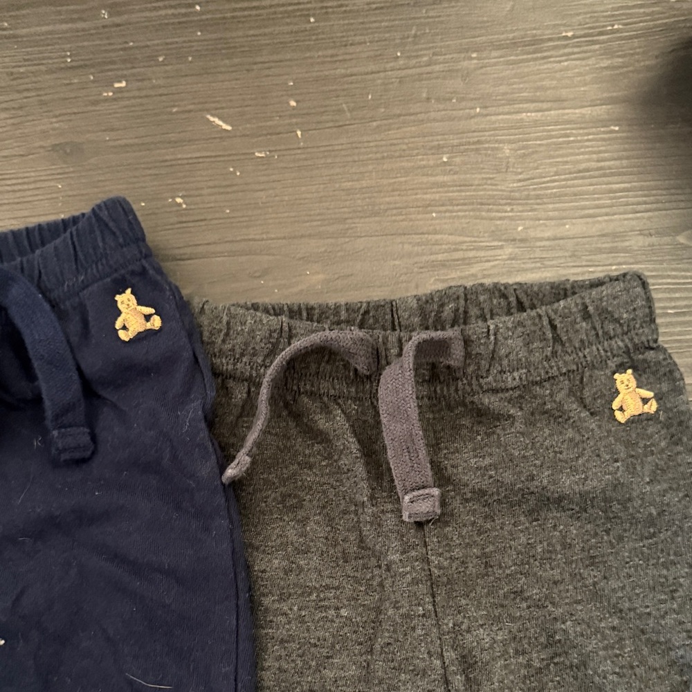 2 -GAP Kids' Joggers in Navy and Charcoal - Picture 3 of 5